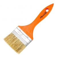 Кисть плоская Slimline 3" (75 мм), натуральная щетина, деревянная ручка Sparta 824405