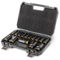 Набор ударных головок глубоких RUNTEC 1/2", 10-32 мм, CrMo, 15 предметов, RUNTEC RT-IS1B15L 