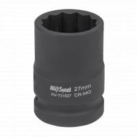 Головка ударная 3/4" 12-гранная 27мм "AV Steel" AV-731027
