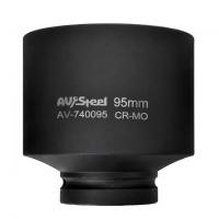 Головка ударная 1" шестигранная 95мм AV Steel AV-740095 