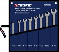 Набор ключей гаечных комбинированных трещоточных в сумке, 8-19 мм, 8 предметов Thorvik CRWS8TB 