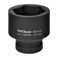 Головка ударная 1" шестигранная 65мм "AV Steel" AV-740060