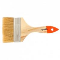 Кисть плоская Slimline 4" (100 мм), натуральная щетина, деревянная ручка Sparta 824455