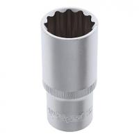 Головка 1/2" двенадцатигранная удлиненная 27мм "AV Steel" AV-521227 