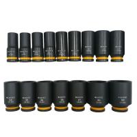 Набор ударных головок глубоких 3/4", 17-50 мм, CrMo, 16 предметов, RUNTEC RT-IS2B16L 