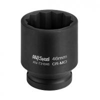 Головка ударная 3/4" 12-гранная 46мм AV Steel AV-731046