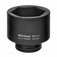 Головка ударная 1" шестигранная 85 мм, AV Steel AV-740085