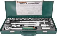 Набор головок торцевых 1/2" 10-32мм, 25 предметов, Jonnesway S04H4125S 
