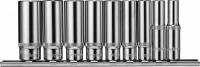 Набор головок торцевых удлиненных 1/2"DR Torx E10-E24, 9 предметов, Ombra 912709 