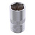 Головка 1/2" шестигранная 16мм AV Steel AV-520016 