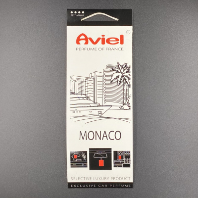 Ароматизатор PERFUME OF FRANCE "MONACO" (картон)