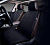 Накидки ALCANTRA LUXE AUTOPREMIER, комплект 2 шт., чёрный, стёганая алькантара ALL100 AUTOPREMIER 