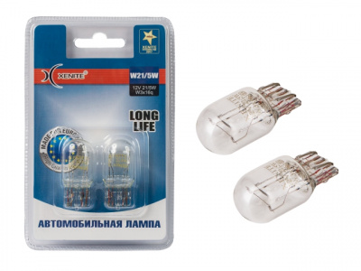 Лампа накаливания Xenite W21/5W (W3x16q) 12V LONG