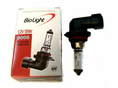 Лампа галоген 9006 12V 55W Clear BioLight