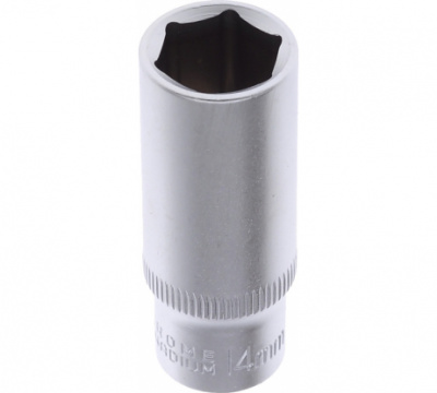 Головка 1/4" шестигранная удлиненная 13мм AV Steel AV-500213