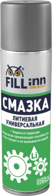 Смазка литиевая универсальная, 335 мл (аэрозоль) Fill Inn FL026
