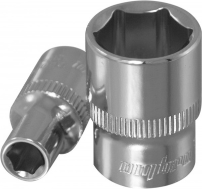 Головка торцевая 1/4"DR 7 мм шестигранная, Ombra 114007 