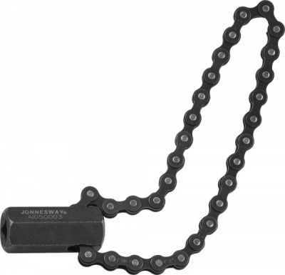 Съемник масляного фильтра до 130 мм, 1/2"DR (цепной), Jonnesway AI050003
