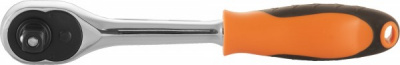 Трещоточная рукоятка 1/4"DR 72 зубца, Ombra 281402
