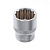Головка 1/2" 12-гранная 23 мм AV Steel AV-521023