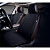 Накидки ALCANTRA LUXE AUTOPREMIER, комплект 4 шт., чёрный, стёганая алькантара AUTOPREMIER ALL1000 