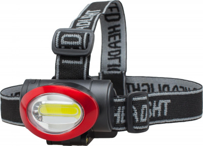 Налобный водонепроницаемый фонарь HEADLAMP COB KJ-6833 / бат 3ААА/ дальность 150м.3ват 200люмен/3реж 