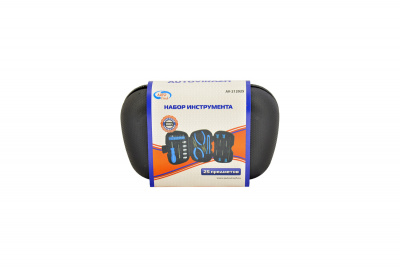 Набор инструмента 25 предметов 1/4"DR, CrV "AUTOVIRAZH" AV-212025