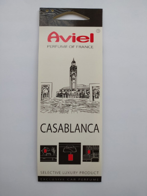 Ароматизатор PERFUME OF FRANCE "CASABLANCA" (картон)