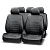 Авточехлы PLATINUM VIP, черный, эко кожа, PIV 1040