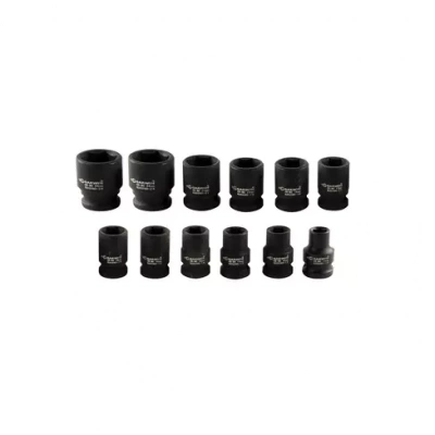 Набор ударных головок L-38 мм 1/2" 12пр. 10-24 мм в металлическом кейсе GARWIN PRO 626521-12