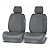 Накидки PREMIER ALCANTARA, комплект 2 шт., серый, стёганая алькантара AUTOPREMIER ALC140 