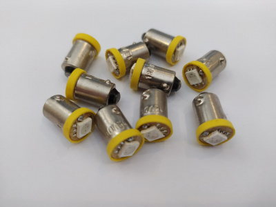 Лампа светодиодная SMD 12В, 4Вт, BA9S (10шт) 39552