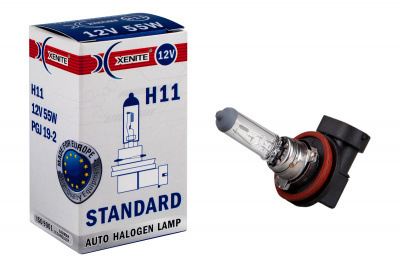 Лампа галоген H11 (PGJ19-2) Standard Xenite