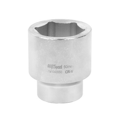Головка 1" шестигранная 50мм AV Steel AV-540050 
