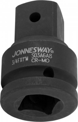 Переходник для ударного инструмента 3/4"DR(F)*1"DR(M) Jonnesway S03A6A8