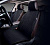 Накидка AUTOPREMIER PREMIUM, комплект передний 2 шт., чёрный, стёганая, 10 мм поролон PRM100 