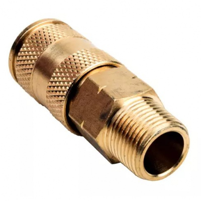 Пневморазъём металлический 3/8" внеш. резьба, латунь GARWIN PRO E30SMOG 