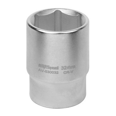 Головка 3/4" шестигранная 32мм "AV Steel" AV-530032 