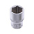 Головка 1/4" шестигранная 13мм AV Steel AV-500013 