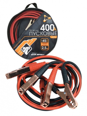 Провода пусковые "Nova Bright-fusion" 400А в сумке 46776