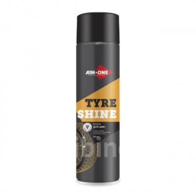 Блеск чернитель для шин Tyre Shine AIM-ONE 650мл (аэрозоль) TS-500