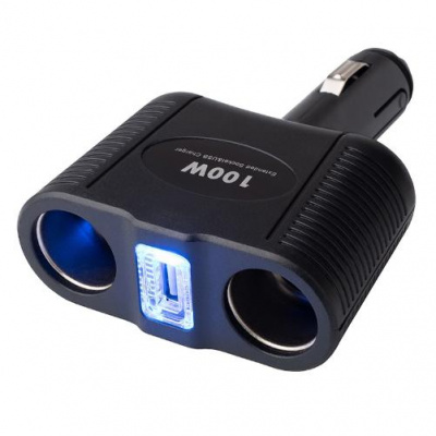 Разветвитель на 2 слота, 1 USB, с подсветкой G4017 