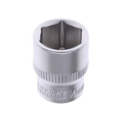 Головка 1/4" шестигранная 14мм AV Steel AV-500014 