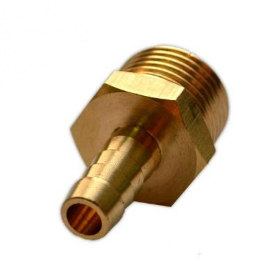 Штуцер с внешней резьбой 1/2" и "елочкой" 9мм, Huberth RP208337 
