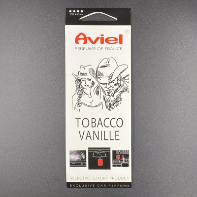 Ароматизатор PERFUME OF FRANCE "TOBACCO VANILLE" Картон 