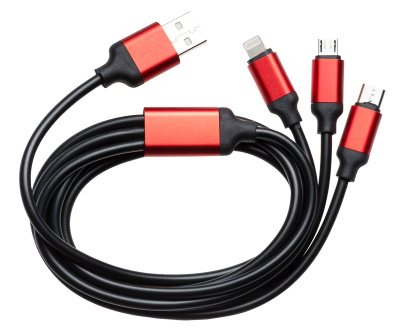 Кабель для коммутации и зарядки USB - Apple Lightning/microUSB/Type-C G5014