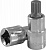 Насадка торцевая 1/2"DR с вставкой SPLINE M16 Ombra 120716 