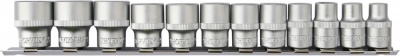 Набор головок торцевых 3/8"DR на держателе, 8-19 мм, 12 предметов Thorvik S12S1112SM 