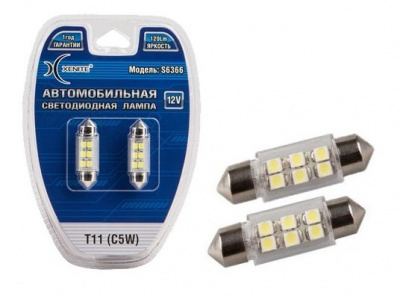 Диод Xenite S6366 12V (T11/C5W) блистер 2шт