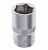 Головка 1/2" шестигранная 17мм "AV Steel" AV-520017 